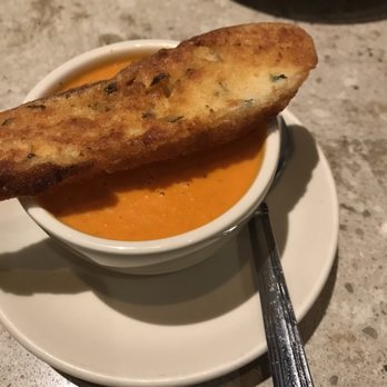 Ruscello at Nordstrom - Tomato soup with garlic bread - Mediterranean Near Me - Honolulu, Hawaii