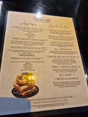 Menu photo 1 Besties Table Indianapolis, IN
