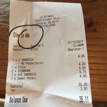 LA Brisket - Sandwiches Near Me - Artesia, California