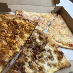 Italian Village PIzzeria - Regular, buffalo chicken and chicken bacon ranch