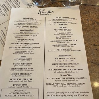 Pindar Vineyards - Menu - Wineries Near Me - Peconic, New York