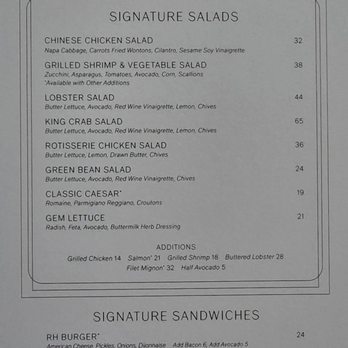 RH Ocean Grill at RH Newport Beach - Menu - lunch style items - Seafood Near Me - Newport Beach, California RH Ocean Grill at RH Newport Beach - Menu - lunch style items - Seafood Near Me - Newport Beach, California