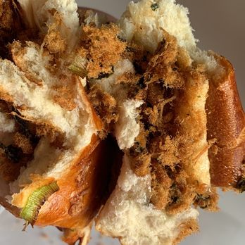 Zimo Bakery & Cafe - Pork Floss & Green Onion Roll - Bakeries Near Me - Tampa, Florida Zimo Bakery & Cafe - Pork Floss & Green Onion Roll - Bakeries Near Me - Tampa, Florida