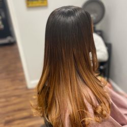 Liz Dominican Salon - Balayage y corte.
