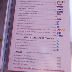 Bar Los Claveles - La carta II
