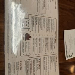 Obon Bisturo - Menu as of November 2024