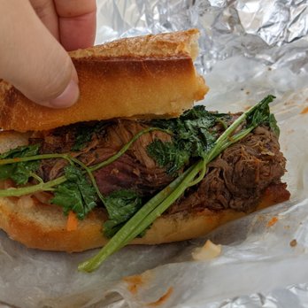 Hometown Bar-B-Que - Lamb banh mi - meat and flavor are great, bread is a bit soggy, maybe not worth ordering over the brisket - Barbeque Near Me - Brooklyn, New York Hometown Bar-B-Que - Lamb banh mi - meat and flavor are great, bread is a bit soggy, maybe not worth ordering over the brisket - Barbeque Near Me - Brooklyn, New York