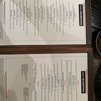 Bistro Mariposa - Menu - Mexican Near Me - Black Hawk, Colorado