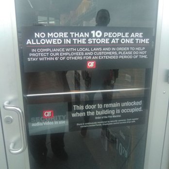 QuikTrip - Only 10 customers allowed in the store at one time - Gas Stations Near Me - Tulsa, Oklahoma QuikTrip - Only 10 customers allowed in the store at one time - Gas Stations Near Me - Tulsa, Oklahoma