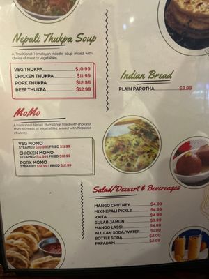 Menu photo 1 Laliguras Indian Nepali Restaurent Burlington, VT
