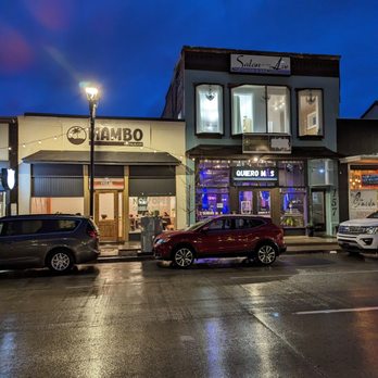 Mambo Restaurant - cars parked in front of the restaurant - Caribbean Near Me - Provo, Utah