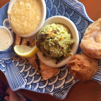 Aunt Catfish's - Salmon with broccoli casserole - Southern Near Me - Port Orange, Florida Aunt Catfish's - Salmon with broccoli casserole - Southern Near Me - Port Orange, Florida