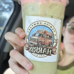 The Harris Brew - Strawberry matcha (secret menu item)