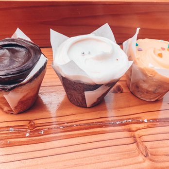 Baked & Wired - Vanilla Vanilla Cupcake, Red Velvet Cupcake and Vanilla Satin Cupcake - Bakeries Near Me - Washington, DC, District of Columbia