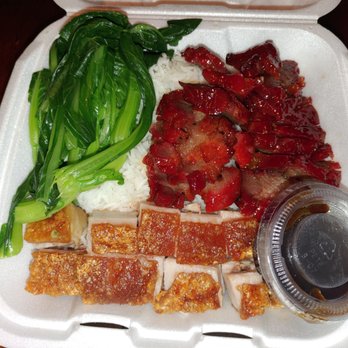 Monkey King BBQ & Noodle - BBQ Combo - Pork BBQ with Crispy Pork - Cantonese Near Me - Lenexa, Kansas