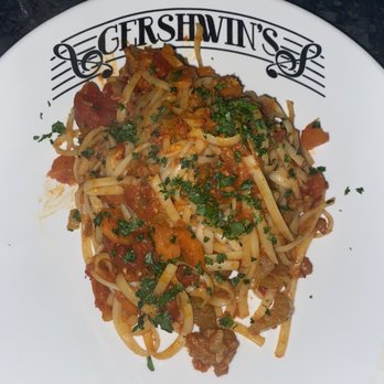Gershwin's - Vegan sausage pasta- soo good!! - New American Near Me - Norfolk, Virginia Gershwin's - Vegan sausage pasta- soo good!! - New American Near Me - Norfolk, Virginia