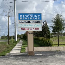 Sharpes Discount Beverage - Our Sign on NHW1 (US1)