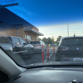 Whataburger - Slowest drive through. Curbs prevent leaving. Stuck for over 30 minutes. - Burgers Near Me - Huntsville, Alabama