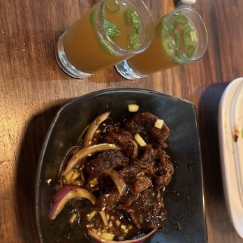 RedFarm - Crispy Beef & side of Duck Consommé (absolutely delicious) - Chinese Near Me - Austin, Texas RedFarm - Crispy Beef & side of Duck Consommé (absolutely delicious) - Chinese Near Me - Austin, Texas