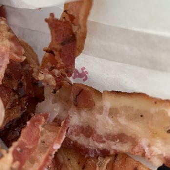 Dunkin' - White gooey stuff on the bacon - Coffee & Tea Near Me - Saint Cloud, Florida