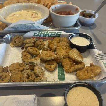 Jakes Burgers - Fried pickle chips and jalapeño chips! Delicious! - Burgers Near Me - Sachse, Texas Jakes Burgers - Fried pickle chips and jalapeño chips! Delicious! - Burgers Near Me - Sachse, Texas