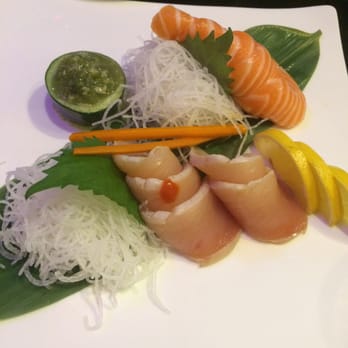 Sushi Kuchi - Albacore and salmon sashimi very fresh and nice portion. - Japanese Near Me - Carlsbad, California Sushi Kuchi - Albacore and salmon sashimi very fresh and nice portion. - Japanese Near Me - Carlsbad, California