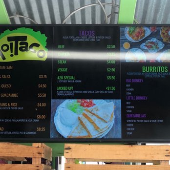 Yo! Taco - Menu - Street Vendors Near Me - Fort Myers Beach, Florida Yo! Taco - Menu - Street Vendors Near Me - Fort Myers Beach, Florida