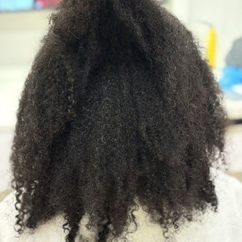 Drybar - After wash curly hair! - Hair Salons Near Me - Fairfax, Virginia