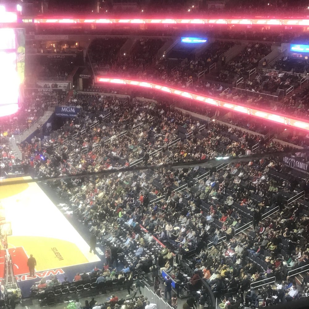 Capital One Arena - Wizards vs Pacers audience - Stadiums & Arenas Near Me - Washington, DC, District of Columbia
