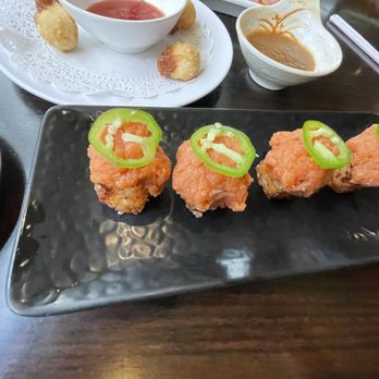Zono Sushi - Fire Crackers (Salsa on the side) - Sushi Bars Near Me - Burbank, California Zono Sushi - Fire Crackers (Salsa on the side) - Sushi Bars Near Me - Burbank, California