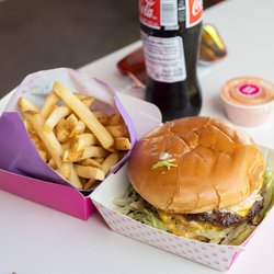 Little Ghost - Double Ghost burger with fries and coke