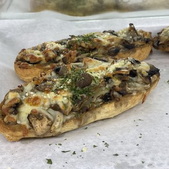 Confections - Mushroom flat bread - Coffee & Tea Near Me - Suwanee, Georgia Confections - Mushroom flat bread - Coffee & Tea Near Me - Suwanee, Georgia