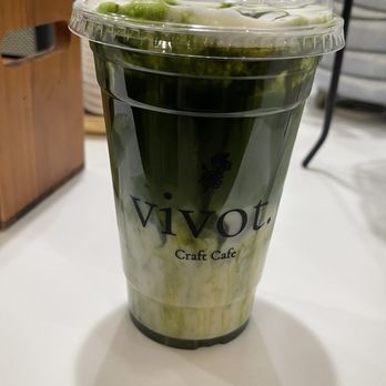 Vivot Craft Cafe - Matcha einspanner - Bubble Tea Near Me - Fullerton, California
