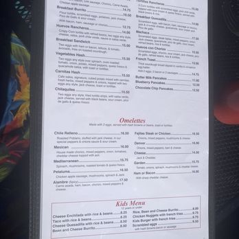 Cafe Salsa - Breakfast, Onelette, and kids menu - Mexican Near Me - Cotati, California