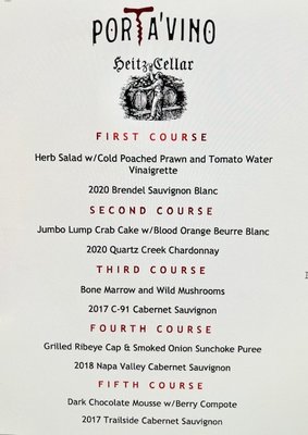 Menu photo 2 Porta'Vino Spring, TX