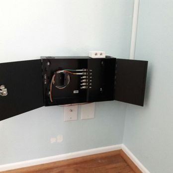 Zion Communications - Fiber optic terminations at a customers home. - Security Systems Near Me