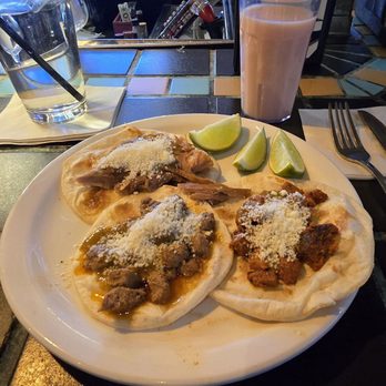 El Torito Grill - Three tacos (Steak, Pastor, & Birria) with their freshly made tortillas (hot off the grill)! - Mexican Near Me - Brea, California El Torito Grill - Three tacos (Steak, Pastor, & Birria) with their freshly made tortillas (hot off the grill)! - Mexican Near Me - Brea, California