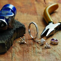 express Jewelry Repair - Retipping, ring, head and set, tools, jewelry bench