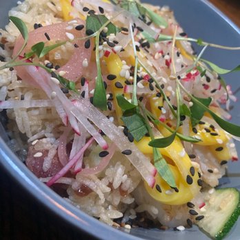 Riel - Crispy fried rice - New American Near Me - Houston, Texas Riel - Crispy fried rice - New American Near Me - Houston, Texas