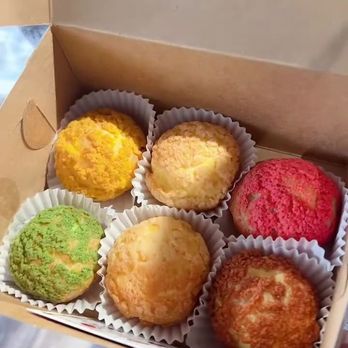 Puffy Pandy - 6 puffies - everything except ube flavor! - Desserts Near Me - Seattle, Washington