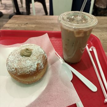 Numero 28 Pizzeria - Pistachio Bombolone Pistachio & Iced Nutella Latte - Pizza Near Me - Brooklyn, New York Numero 28 Pizzeria - Pistachio Bombolone Pistachio & Iced Nutella Latte - Pizza Near Me - Brooklyn, New York