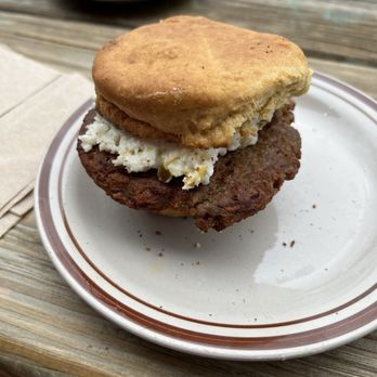 Oddly Correct - Sausage jalapeño artichoke biscuit - Coffee & Tea Near Me - Kansas City, Missouri