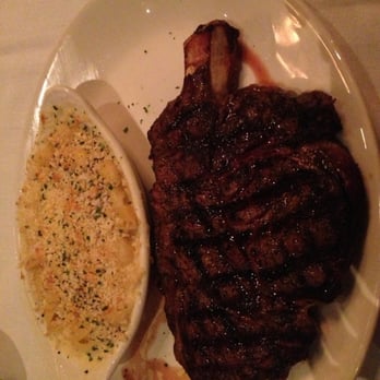 Stoney River - Cowboy steak 22 oz with Mac and cheese - Steakhouses Near Me - Annapolis, Maryland