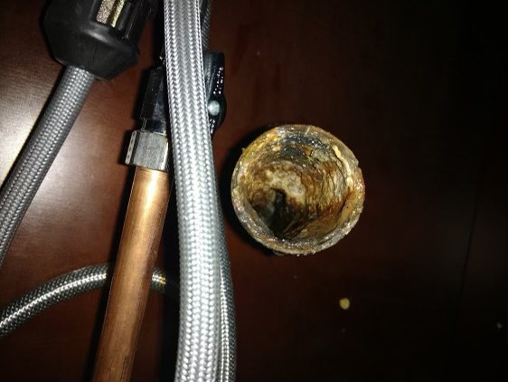 Slide of NW Sewer & drain