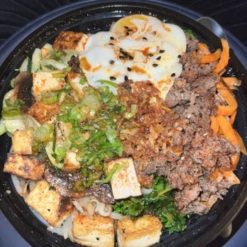 Flying Rice Asian Kitchen - Bulgogi bowl half tofu/half beef! - Asian Fusion Near Me - La Verne, California