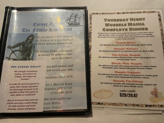 Menu photo 2 Corner Galley Massapequa, NY Menu photo 2 Corner Galley Massapequa, NY