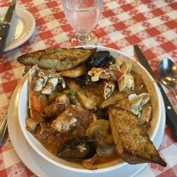 Peninsula Italian American Social Club - Seafood stew. Special of the day.