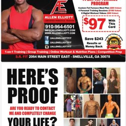 AE Fitness Digital Business Card- Location: 2064 Main Street East Snellville, GA 30078