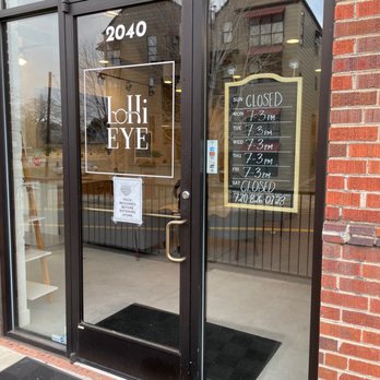LoHi Eye Care and Eyewear - Hours of operation and front door next to Linger and Anna Be - Eyewear & Opticians Near Me - Denver, Colorado LoHi Eye Care and Eyewear - Hours of operation and front door next to Linger and Anna Be - Eyewear & Opticians Near Me - Denver, Colorado
