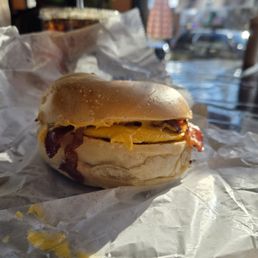 Bacon, Egg, and Cheese on Plain Bacon, Egg, and Cheese on Plain